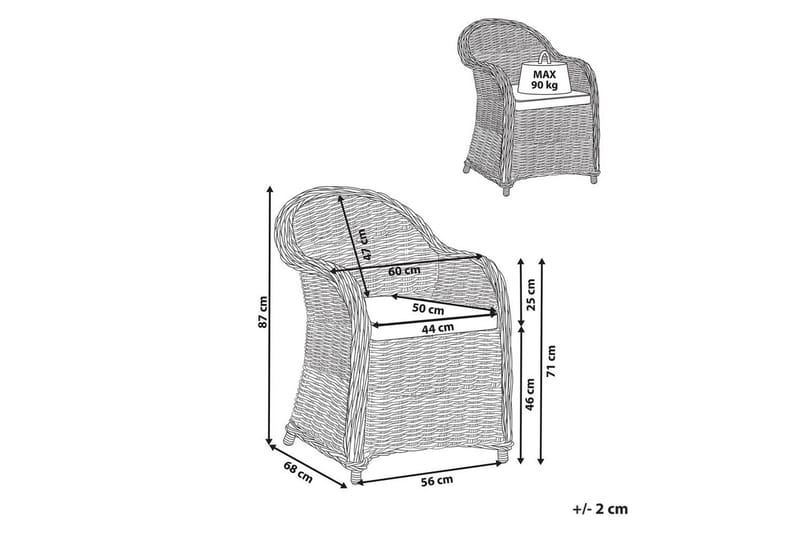 Fåtölj Susua Ii - Utemöbler & utemiljö - Utestol & trädgårdsstol - Utefåtölj & loungefåtölj