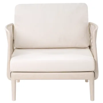 Fåtölj utomhus Saturnia - Beige - Utemöbler & utemiljö - Utestol & trädgårdsstol - Utefåtölj & loungefåtölj