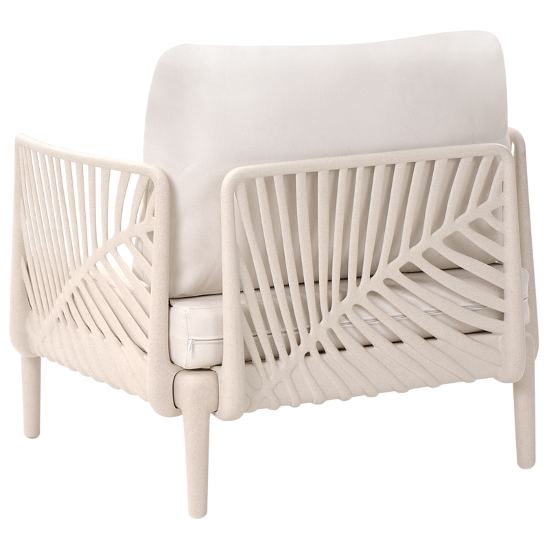 Fåtölj utomhus Saturnia - Beige - Utemöbler & utemiljö - Utestol & trädgårdsstol - Utefåtölj & loungefåtölj