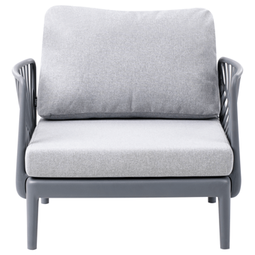 Fåtölj utomhus Saturnia - Grå - Utemöbler & utemiljö - Utestol & trädgårdsstol - Utefåtölj & loungefåtölj