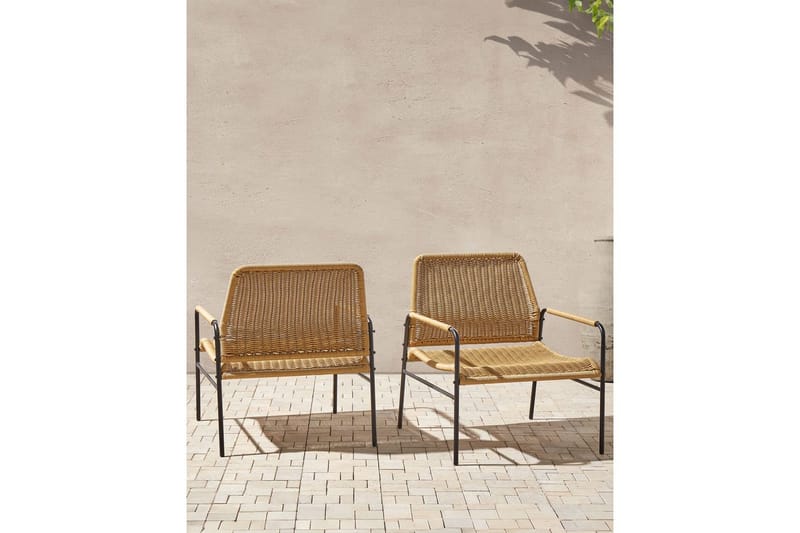 Fåtölj Prasimo set om 2 - Utemöbler & utemiljö - Utestol & trädgårdsstol - Utefåtölj & loungefåtölj