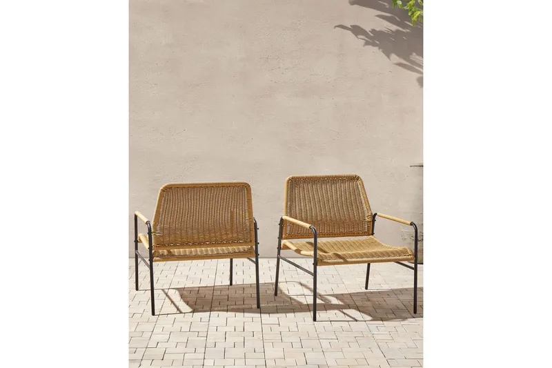 Fåtölj Prasimo set om 2 - Utemöbler & utemiljö - Utestol & trädgårdsstol - Utefåtölj & loungefåtölj