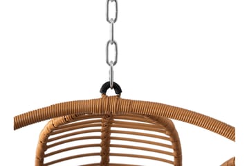 Floressa Hängstol Utomhus - Hängfåtölj - Hänggunga med stativ till balkong uteplats 105 cm - Brun - Utemöbler & utemiljö - Utestol & trädgårdsstol - Hängfåtölj & hängstol utomhus