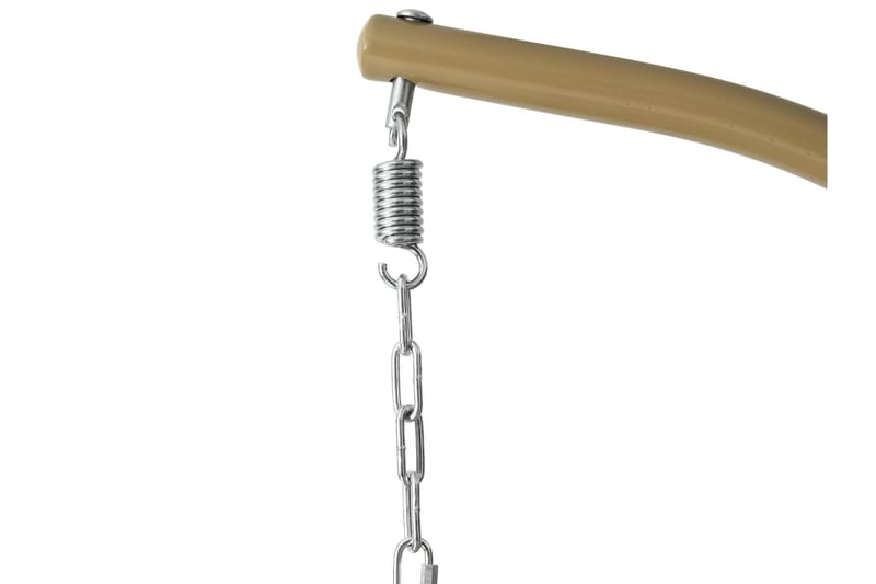 Fogo Hängstol Utomhus - Hängfåtölj - Hänggunga med stativ till balkong uteplats 95 cm - Brun/Beige - Utemöbler & utemiljö - Utestol & trädgårdsstol - Hängfåtölj & hängstol utomhus