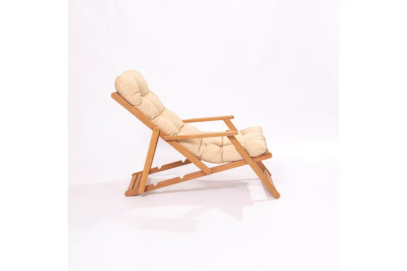 Gardellis Solstol 40x40 cm - Brun/Cream - Utemöbler & utemiljö - Utestol & trädgårdsstol - Solstol