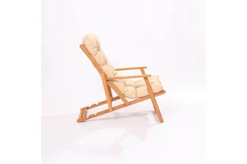 Gardellis Solstol 40x40 cm - Brun/Cream - Utemöbler & utemiljö - Utestol & trädgårdsstol - Solstol