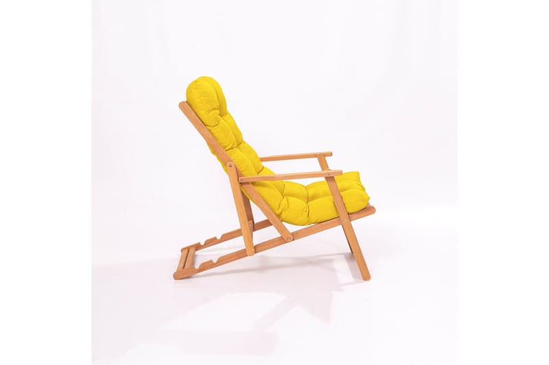 Gardellis Solstol 43x46,5 cm - Gul/Natur - Utemöbler & utemiljö - Utestol & trädgårdsstol - Solstol