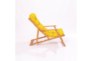 Gardellis Solstol 43x46,5 cm - Gul/Natur - Utemöbler & utemiljö - Utestol & trädgårdsstol - Solstol