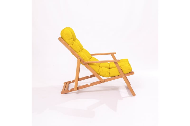 Gardellis Solstol 43x46,5 cm - Gul/Natur - Utemöbler & utemiljö - Utestol & trädgårdsstol - Solstol