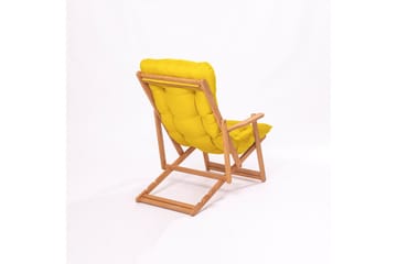 Gardellis Solstol 43x46,5 cm - Gul/Natur - Utemöbler & utemiljö - Utestol & trädgårdsstol - Solstol