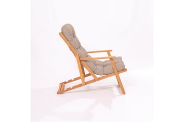 Gardellis Solstol 58x49 cm - Brun/Natur - Utemöbler & utemiljö - Utestol & trädgårdsstol - Solstol