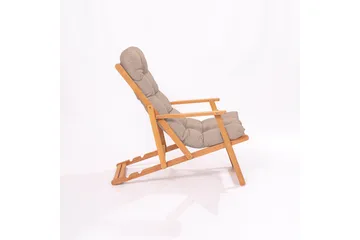 Gardellis Solstol 58x49 cm - Brun/Natur - Utemöbler & utemiljö - Utestol & trädgårdsstol - Solstol