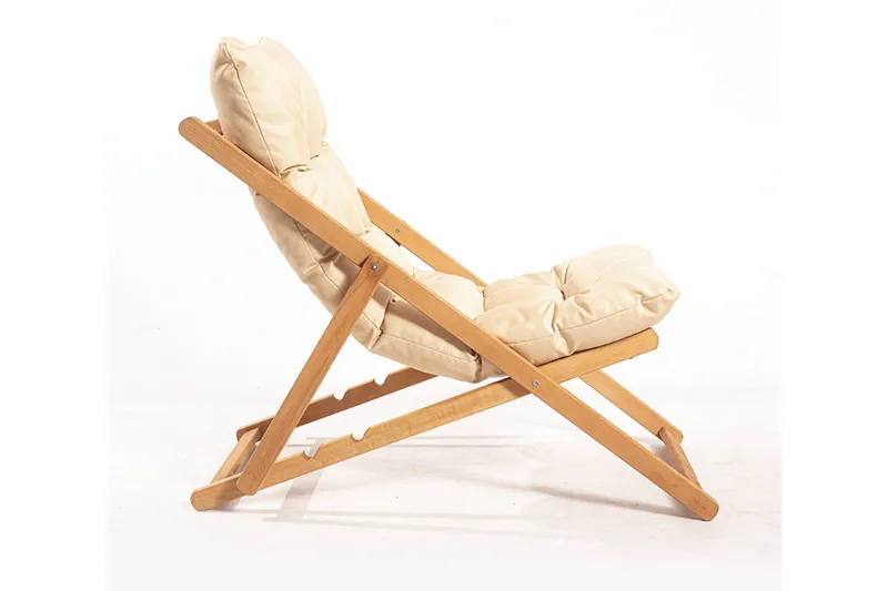 Gardellis Solstol 66x48 cm - Brun/Cream - Utemöbler & utemiljö - Utestol & trädgårdsstol - Solstol