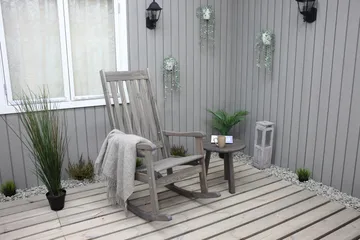 Gungstol Ellabell Vit - Vit - Utemöbler & utemiljö - Utestol & trädgårdsstol - Gungstol utomhus