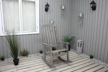 Gungstol Ellabell Vit - Vit - Utemöbler & utemiljö - Utestol & trädgårdsstol - Gungstol utomhus