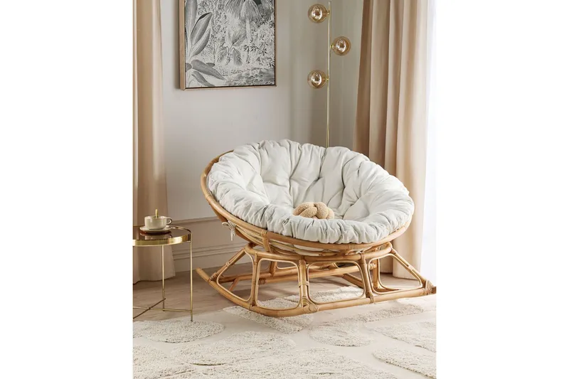 Gungstol utomhus Niverville - Natural/Beige - Utemöbler & utemiljö - Utestol & trädgårdsstol - Gungstol utomhus