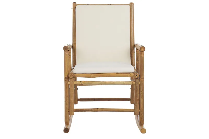 Gungstol utomhus Vonsha - Vit/Ljusbrun - Utemöbler & utemiljö - Utestol & trädgårdsstol - Gungstol utomhus