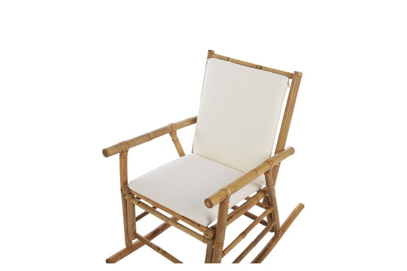 Gungstol utomhus Vonsha - Vit/Ljusbrun - Utemöbler & utemiljö - Utestol & trädgårdsstol - Gungstol utomhus