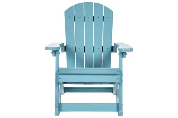 Trädgårdsgungstol Adirondack - Blå - Utemöbler & utemiljö - Utestol & trädgårdsstol - Gungstol utomhus