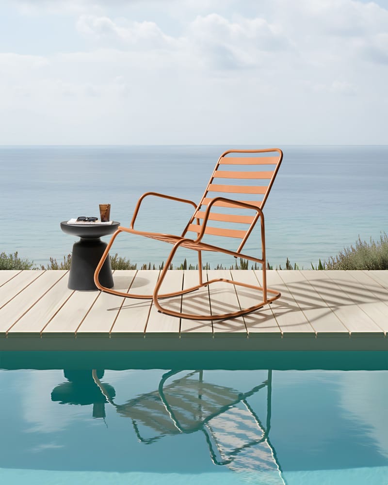 Gungstol utomhus Turi - Brun - Utemöbler & utemiljö - Utestol & trädgårdsstol - Gungstol utomhus