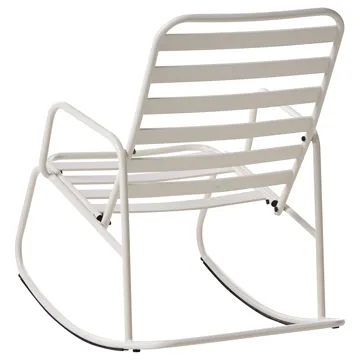 Gungstol utomhus Turi Metall - Vit - Utemöbler & utemiljö - Utestol & trädgårdsstol - Gungstol utomhus