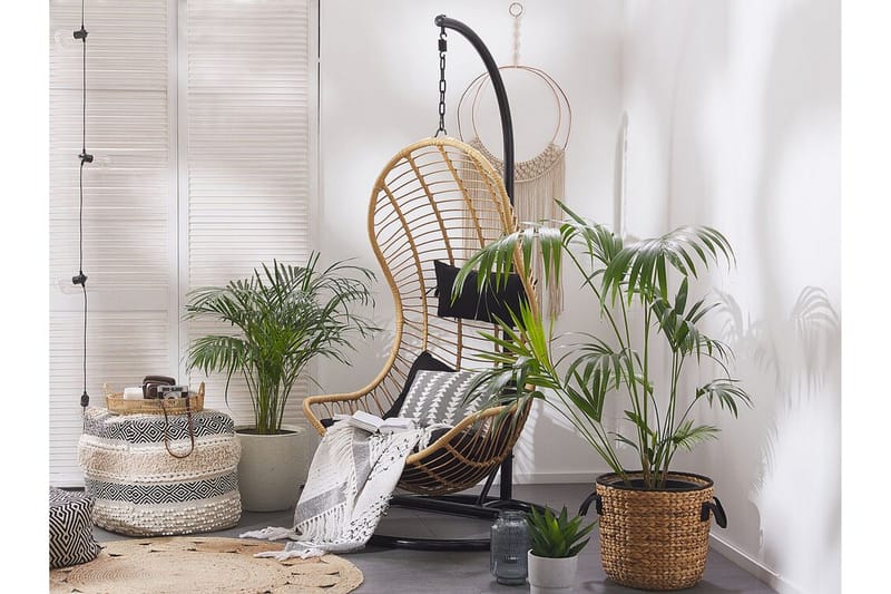 Appuna Hängstol Utomhus med Stativ - Beige - Utemöbler & utemiljö - Utestol & trädgårdsstol - Hängfåtölj & hängstol utomhus