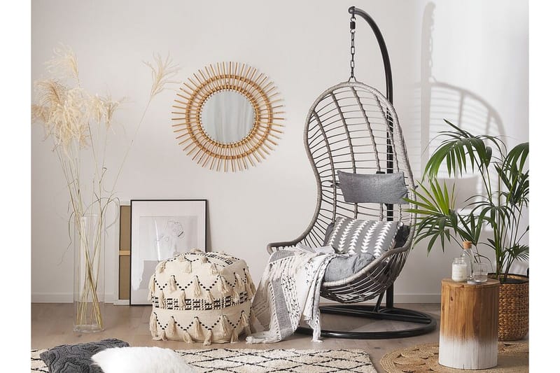 Appuna Hängstol Utomhus med Stativ - Grå - Utemöbler & utemiljö - Utestol & trädgårdsstol - Hängfåtölj & hängstol utomhus