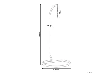 Caponetto Stativ till Hängstol Utomhus - Svart - Utemöbler & utemiljö - Utestol & trädgårdsstol - Hängfåtölj & hängstol utomhus