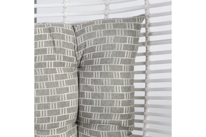 Hängstol Utomhus Cora Med Kuddar 96x96xh198 cm - Vit - Utemöbler & utemiljö - Utestol & trädgårdsstol - Hängfåtölj & hängstol utomhus