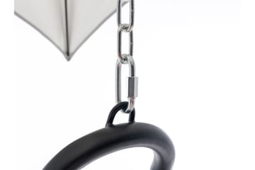 Hängstol Utomhus - Hägfåtölj - Hänggunga med stativ och ställning med tak för balkong och uteplats - Svart|Grå - Utemöbler & utemiljö - Utestol & trädgårdsstol - Hängfåtölj & hängstol utomhus