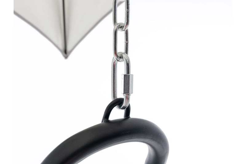 Hängstol Utomhus - Hägfåtölj - Hänggunga med stativ och ställning med tak för balkong och uteplats - Svart|Grå - Utemöbler & utemiljö - Utestol & trädgårdsstol - Hängfåtölj & hängstol utomhus