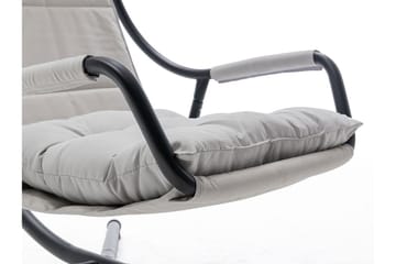 Hängstol Utomhus - Hägfåtölj - Hänggunga med stativ och ställning med tak för balkong och uteplats - Svart|Grå - Utemöbler & utemiljö - Utestol & trädgårdsstol - Hängfåtölj & hängstol utomhus