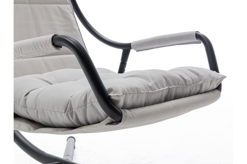 Hängstol Utomhus - Hägfåtölj - Hänggunga med stativ och ställning med tak för balkong och uteplats - Svart|Grå - Utemöbler & utemiljö - Utestol & trädgårdsstol - Hängfåtölj & hängstol utomhus