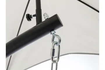 Hängstol Utomhus - Hägfåtölj - Hänggunga med stativ och ställning med tak för balkong och uteplats - Svart|Grå - Utemöbler & utemiljö - Utestol & trädgårdsstol - Hängfåtölj & hängstol utomhus