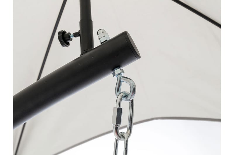 Hängstol Utomhus - Hägfåtölj - Hänggunga med stativ och ställning med tak för balkong och uteplats - Svart|Grå - Utemöbler & utemiljö - Utestol & trädgårdsstol - Hängfåtölj & hängstol utomhus