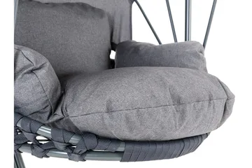 Hängstol utomhus med stativ och ställning med tak - Hänggunga - Hängfåtölj - Svart - Utemöbler & utemiljö - Utestol & trädgårdsstol - Hängfåtölj & hängstol utomhus