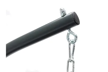 Hängstol utomhus med stativ och ställning med tak - Hänggunga - Hängfåtölj - Svart - Utemöbler & utemiljö - Utestol & trädgårdsstol - Hängfåtölj & hängstol utomhus