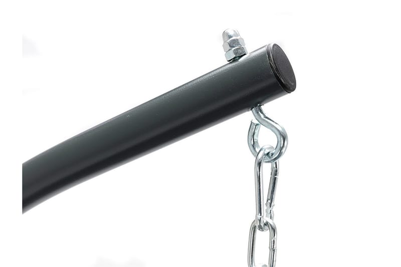 Hängstol utomhus med stativ och ställning med tak - Hänggunga - Hängfåtölj - Svart - Utemöbler & utemiljö - Utestol & trädgårdsstol - Hängfåtölj & hängstol utomhus