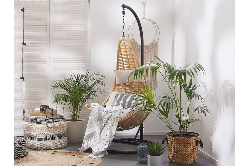 Hacksta Hängstol Utomhus med Stativ - Beige - Utemöbler & utemiljö - Utestol & trädgårdsstol - Hängfåtölj & hängstol utomhus