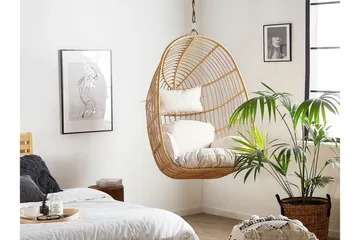 Hallstavik Hängstol Utomhus - Beige - Utemöbler & utemiljö - Utestol & trädgårdsstol - Hängfåtölj & hängstol utomhus