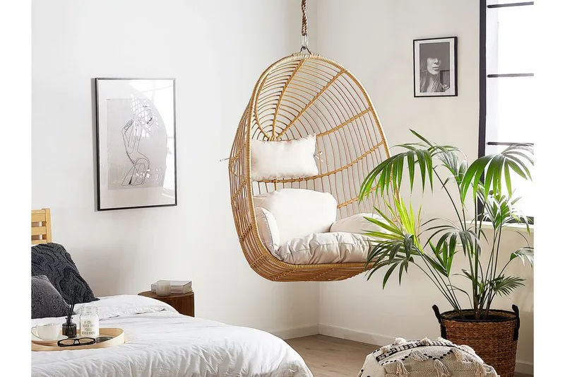 Hallstavik Hängstol Utomhus - Beige - Utemöbler & utemiljö - Utestol & trädgårdsstol - Hängfåtölj & hängstol utomhus