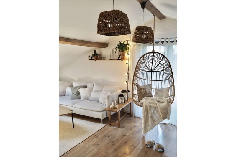 Hallstavik Hängstol Utomhus - Beige - Utemöbler & utemiljö - Utestol & trädgårdsstol - Hängfåtölj & hängstol utomhus