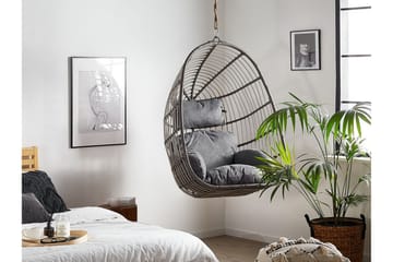 Hallstavik Hängstol Utomhus - Grå - Utemöbler & utemiljö - Utestol & trädgårdsstol - Hängfåtölj & hängstol utomhus