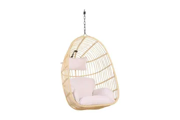 Hallstavik Hängstol Utomhus med Stativ - Beige - Utemöbler & utemiljö - Utestol & trädgårdsstol - Hängfåtölj & hängstol utomhus