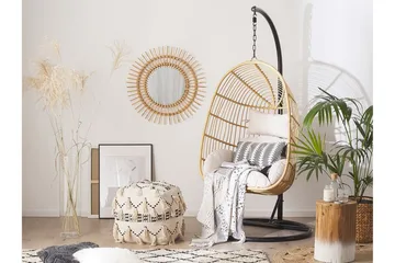 Hallstavik Hängstol Utomhus med Stativ - Beige - Utemöbler & utemiljö - Utestol & trädgårdsstol - Hängfåtölj & hängstol utomhus