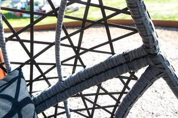 Hillerstorp Droppen Hängstol Utomhus 120x125 cm - Svartvit - Utemöbler & utemiljö - Utestol & trädgårdsstol - Hängfåtölj & hängstol utomhus