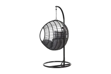 Hyvena Hängstol Utomhus med Stativ - Svart - Utemöbler & utemiljö - Utestol & trädgårdsstol - Hängfåtölj & hängstol utomhus