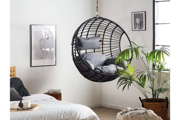 Hyvena Hängstol Utomhus - Svart - Utemöbler & utemiljö - Utestol & trädgårdsstol - Hängfåtölj & hängstol utomhus