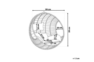 Hyvena Hängstol Utomhus - Svart - Utemöbler & utemiljö - Utestol & trädgårdsstol - Hängfåtölj & hängstol utomhus