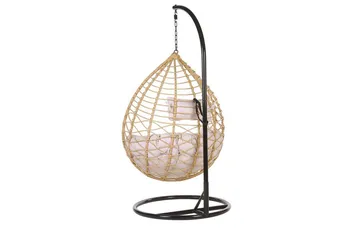 Kartberg Hängstol Utomhus med Stativ - Beige - Utemöbler & utemiljö - Utestol & trädgårdsstol - Hängfåtölj & hängstol utomhus